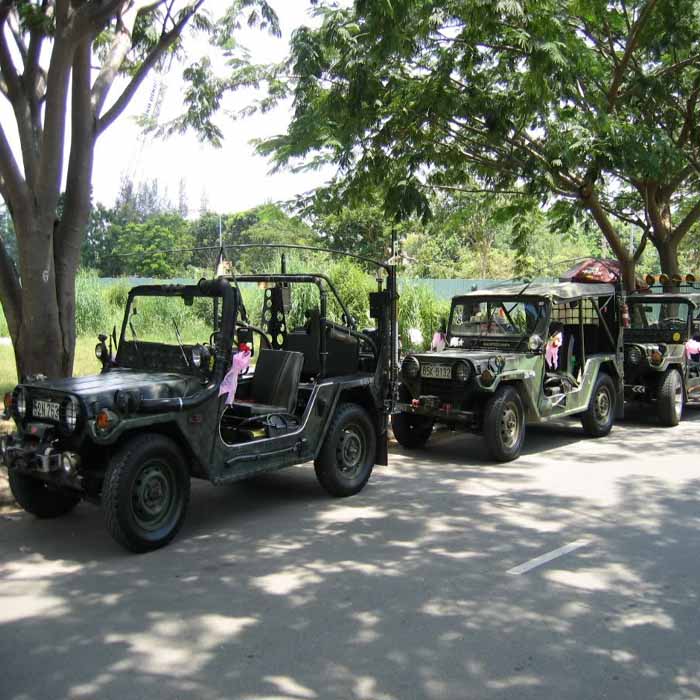 Cu Chi Tunnels Tour by 4x4 Army Jeep